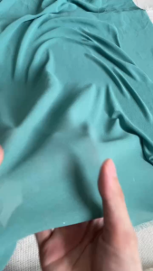 Vải Voan Chiffon Màu Xanh Trơn Khổ 1m45 - Mềm Mại Đàn Hồi Nhẹ Mỏng - Làm Lót Váy Kiểu