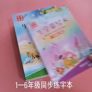 1~6年级生字练字帖 语文同步练字帖 生字摹写本 华文练字帖 识字大王 识字描红本