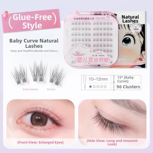 Goodgudi | Natural-looking Adhesive Reusable False Eyelashes