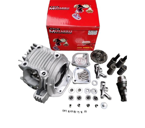 RACING CYLINDER HEAD 4 VALVE FOR WAVE 125/XRM 125 SIZE 20/23 AND 21/24