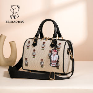 Beibaobao | Túi Đeo Chéo Qua Vai Thiết Kế Phong Cách Retro