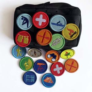 Boy Scouts of America Badge: Fabric Applique & Embroidery Hook and Loop Patches - Reward and Encouragement, Morale Tactical Emblem