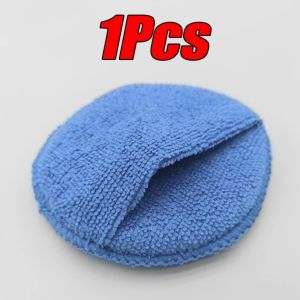 Car Detailing Applicator Pads Car Care Waxing Polish Sponges Soft Microfiber Round Pocket Foam Sponges Car Cleaning Tools