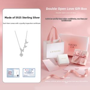 YUCOO | Light Shadow Butterfly Necklace S925 Silver