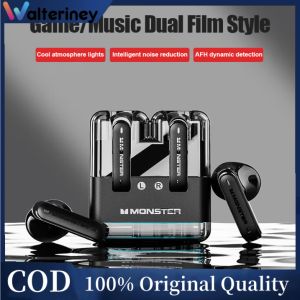 Hadset Bluetooth TWS Monster XKT12: Headset Wireless & Peredam Bising