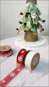 1 ROLL Pita Lace Snowflake Natal - Ribbon Frozen Christmas PS104