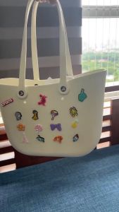 TẶNG KÈM CHARM GẮN TÚI- túi crocs đi biển du lịch tiện dụng nhựa cao cấp siêu nhẹ bền đẹp size