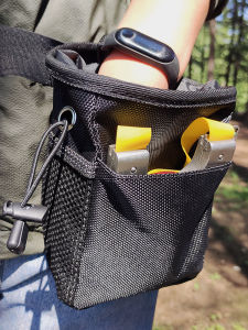 Outdoor Tactical Equipment Archery Stone Bag Storage Waist Bag Fishing Gear Specialized Bag for Steel Balls And Mud Balls