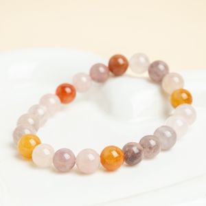 TIMESWIND Natural Jade with Certificate Multicolor 10mm Simple Women Beaded Bracelet Y1B