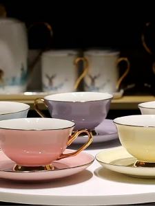 Luxury Elegant Coffee Cup Set European Style Tea Set