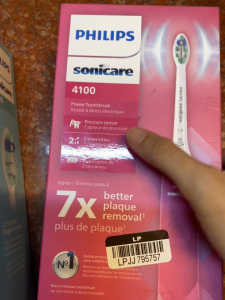 Bàn chải điện Philips Sonicare 4100 | chính hãng từ Mỹ | Bàn Chải Điện Sóng Âm Cho Người Lớn – Làm Sạch Mảng Bám Hiệu Quả