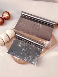 Dụng Cụ Nạo Bánh Và Cắt Bột Bằng Thép Không Gỉ Có Thước Đo Dụng Cụ Làm Bánh DIY Dụng Cụ Làm Bánh Mì Dành Cho Người Lớn Nam Nữ