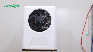 Treeligo 12V/24V 12000BTU Truck Cab Air Conditioner Split AC Fits Semi Trucks Bus RV Caravan