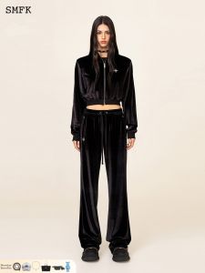 SMFK | Velvet Training Jacket & Pants Set