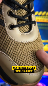 Sepatu Safety Ujung Besi Sol Karet Size 38 - 43