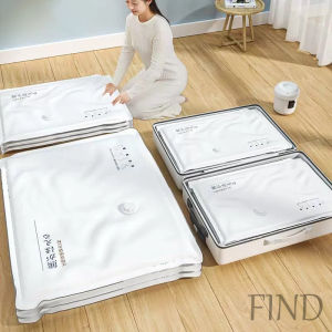 FIND Vacuum Storage Resealable Compressed Bag Vacuum Storage Bags Convenient Home Storage Bag With Vacuum Pump