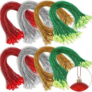 100pcs 20cm Polyester Strings for Christmas Pendants Xmas Tree Xmas Ball Hanging Rope Christmas Ornament Accessories