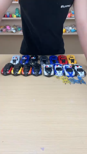 SKISOPGO Mini 2 In 1 Transform Car One-key Deformation Car Robot Vehicle Model Action Figur With Pull Back Function Transformation Car Childrens Gifts