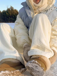 SHUMEISHI | Winter Waterproof Windproof Womens Down Cotton Pants