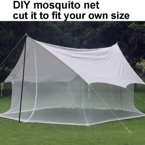DIY Mosquito Net Black Camp Outdoor Hunt Garden Dormitory Tent Picnic Camping Cut Fit Size Mosquito Nets 2*3m 3*5/15m Netting