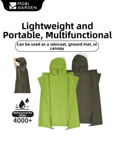 Mobi Garden | 3-in-1 Rainproof Hiking Camping Backpack Rain Poncho