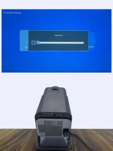 Proyektor HY320 Smart 4K Ultra HDMI 1080P Native Android 11.0 WiFi6 Bluetooth5 Proyektor Asli 1080p 15000 Lumens Sistem Operasi 270 ° Proyektor yang Dapat Disesuaikan