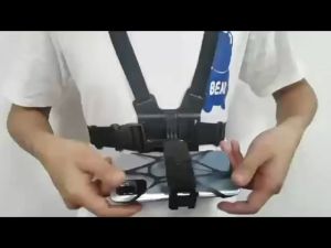 Wwen Chest Strap Tali Dada Pegangan Handphone & Mount Kamera Body Belt Holder HP Clip Clamp 360 Go Pro CAM Dudukan Smartphone Gantungan Elastis