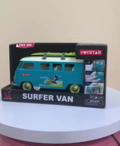 TOYSTAR - 666-16P Mô hình đồ chơi xe tải cổ điển lướt sóng tỉ lệ 1:14 có nhạc và đèn (KT 27x10x12.5cm)