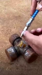 Bơm mỡ bò 2 cánh 6 chấu cao cấp Dụng cụ bơm mỡ bò Đầu bơm mỡ bò
