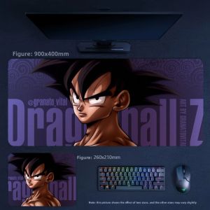 Bandai | Office Fashion Quality Printed Leather Mouse Pad Two-dimensional Animation Dragon Ball Goku Series Leather Mouse Pad Tablecloth