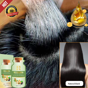 Ready stock original bubble black hair shampoo herb plant dye hair colour pewarna rambut hair care 10pack/300ml植物染發劑泡沫