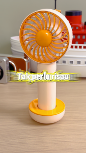 S10 1800mAh Mini Handheld Fan Up to 10H Cooling Portable USB Fan for Travel Office Home
