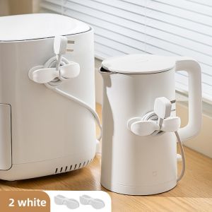 MONLEYTA | Kitchen Wire Organizer Power Plug Cable Tie Fixed Clamp Desktop Cord Clipping Storage Solution Home Utility Device
