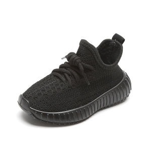 Childrens Coconut Sport Shoes Breathable Mesh Fly Knit Casual Soft Bottom Baby Shoes Boys And Girls Spring Collection