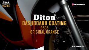 Diton Dashboard Coating 9803 Original Orange Dashboard Kusam Kembali Baru Matt Orange 400ml
