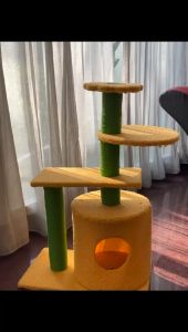 MIAW COCA COLA Cat Condo: Tempat Tidur Kucing Garukan Seluruh Tiang Kandang Kucing Cat Scrather Rumah