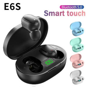 E6S TWS Headset Wireless Earphones Bluetooth Headphones Control Sport Stereo Fone Bluetooth Earbuds Mic for Xiaomi Huawei iPhone