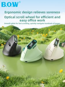 B.O.W | Bluetooth Silent Ergonomic Mouse for Women Universal Use