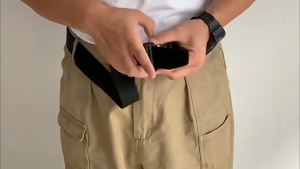 เข็มขัดผ้าใบยุทธวิธีสําหรับผู้ชาย-ไนลอนทนทานพร้อมหัวเข็มขัดแบบปลดเร็วสําหรับสวมใส่กลางแจ้ง/ทุกวัน