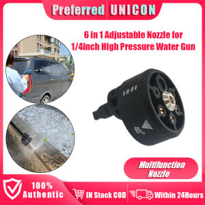 1/4" Quick Plug O.D.12mm High Pressure Nozzle Spray for High pressure water gun wireless car washer 6 in 1