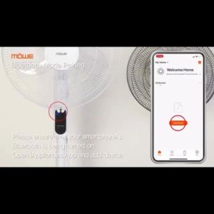 MOWE 16” Sand Fan with Remote & Wifi MW910F - Schedule and Automations - Breeze Modes and Speed Selections - Voice Control - 1 Year Warranty