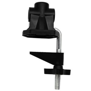 Universal Microphone Stand Base Cantilever Bracket Lamp Clamp Metal Clip