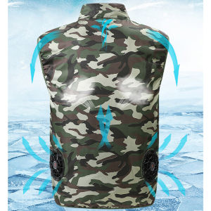 Fuguiniao thoáng khí ngoài trời áo vest sát nách quần áo bảo hộ fan hâm mộ phù hợp với thoải mái nhanh chóng làm khô áo đi xe máy làm mát quần áo