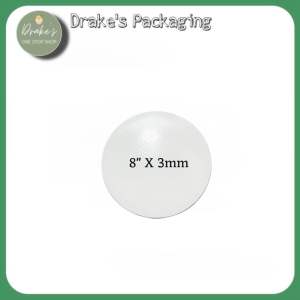 Cake Board Round White 8 | 9 | 10 | 12 Inches 5 Pieces Per Sold By Drakes Packaging Supplies