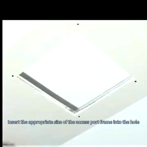 New Aluminum Alloy Ceiling Access Port Pipeline Wall Maintenance Port Ceiling Hatch Access