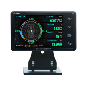 Máy Đo Đa Chức Năng Lufi XS Revolution OBD2 Tích Hợp GPS Đo Nhiệt Độ Nước Nhiệt Độ Dầu Giá Trị G Con Quay Hồi Chuyển Màn Hình LCD.