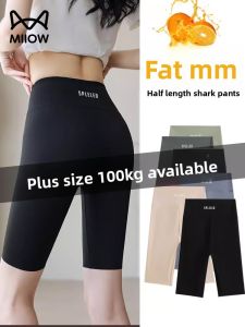 MiiOW | Womens Plus Size Shark Shorts for Outdoor Wear Summer Lightweight Suitable for Cycling and Yoga