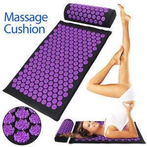Pranamat Eco Lotus Spike Mat - Acupuncture Massage Cushion Kuznetsovs Applicator Sensi Yoga Acupressure Massage Tool