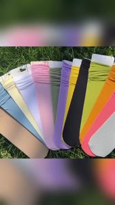 ZEO Womens Socks Pure Color Breathable Feet Calf Socks Fashion Medium Tube Socks