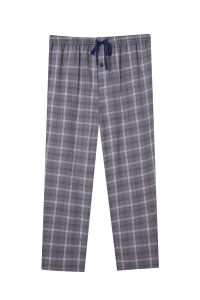 Quần Pyjama Flannel Nam Thu/Đông Kẻ Sọc Thoải Mái Có Túi Co Giãn Dây Thắt Lưng Đàn Hồi Đồ Ngủ